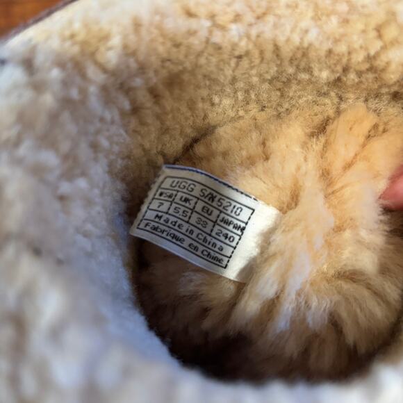 Ugg Moc Toe Tall Suede Shearling Lined Winter Warm Boot, Purple, Women’s US 7 - Picture 5 of 6